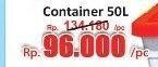 Promo Harga Lion Star Wagon Container 50L 50000 ml - Hari Hari