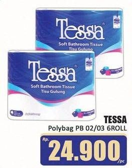 Promo Harga TESSA Toilet Tissue PB02, PB03 6 roll - Hari Hari