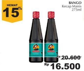 Promo Harga BANGO Kecap Manis 275 ml - Giant