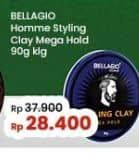 Promo Harga Bellagio Homme Styling Clay Mega Hold 90 gr - Indomaret
