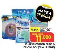 Promo Harga CHARMI Cotton Buds/Dental  - Superindo