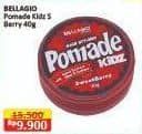 Bellagio Homme Pomade Kidz 40 gr Diskon 36%, Harga Promo Rp9.900, Harga Normal Rp15.500