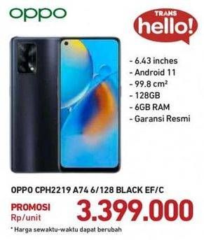 Promo Harga OPPO A74 Smartphone  - Carrefour