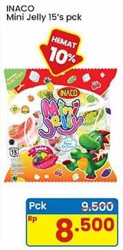 Promo Harga Inaco Mini Jelly per 15 cup 15 gr - Indomaret