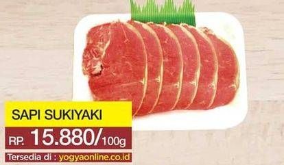 Promo Harga Sapi Sukiyaki per 100 gr - Yogya