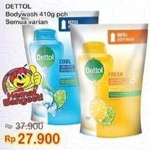 Promo Harga DETTOL Body Wash Fresh, Cool 450 ml - Indomaret