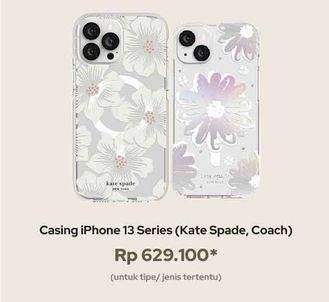 Promo Harga Apple iPhone Case IPhone 13 Series (Kate Spade, Coach)  - iBox