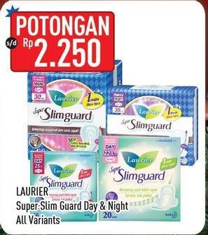Promo Harga LAURIER Super Slimguard Day/Night  - Hypermart
