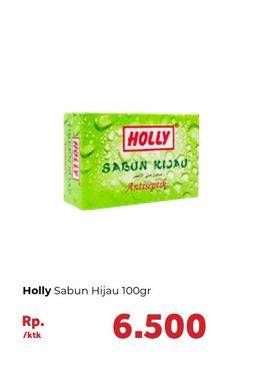 Promo Harga HOLLY Sabun Hijau 80 gr - Carrefour
