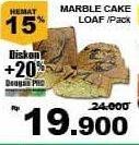 Promo Harga Marble Cake Log  - Giant