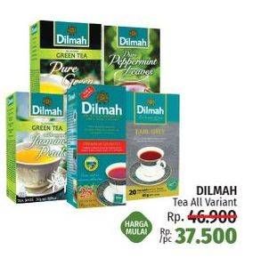 Promo Harga Dilmah Tea All Variants 20 pcs - LotteMart