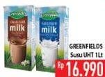 Promo Harga GREENFIELDS UHT 1000 ml - Hypermart