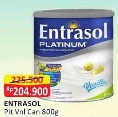 Promo Harga Entrasol Platinum Vanilla 800 gr - Alfamart