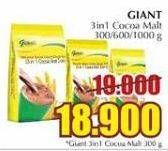 Promo Harga Giant Cocoa Malt Drink 300 gr - Giant