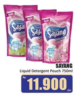 Promo Harga Sayang Liquid Detergent 800 ml - Hari Hari