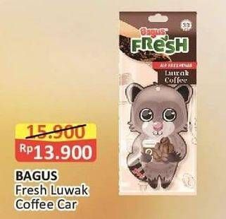 Promo Harga Bagus Fresh Air Freshener Luwak Coffee 10 gr - Alfamart