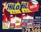 Promo Harga HILO School Susu Bubuk Strawberry Cheesecake 500 gr - LotteMart