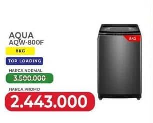 Promo Harga Aqua Mesin Cuci AQW-800F  - Yogya