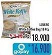 Promo Harga Luwak White Koffie per 18 sachet 20 gr - Hypermart