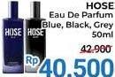 Promo Harga Hose EDP Black, Blue, Grey 50 ml - Alfamidi