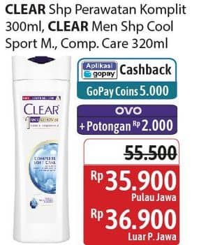 Harga Clear Shampoo/Clear Men Shampoo