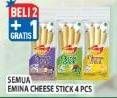 Promo Harga EMINA Cheese Stick All Variants 4 pcs - Hypermart