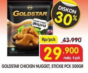 Promo Harga GOLDSTAR Nugget Stickie 500 gr - Superindo