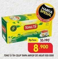 Promo Harga Tong Tji Teh Celup Jasmine Tanpa Amplop 25 pcs - Superindo