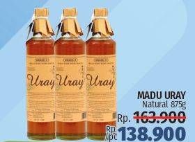 Promo Harga URAY Natural Honey 875 ml - LotteMart