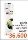 Promo Harga CLEAR Shampoo Natural Black 320 ml - Alfamidi