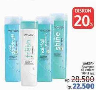 Promo Harga WARDAH Shampoo All Variants 170 ml - LotteMart