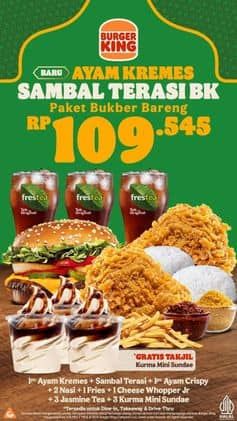 Promo Harga Paket Bukber Bareng  - Burger King