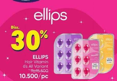 Promo Harga Ellips Hair Vitamin All Variants 6 pcs - Guardian