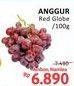 Promo Harga Anggur Red Globe per 100 gr - Alfamidi