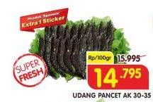 Promo Harga Udang Pancet AK 30-35 per 100 gr - Superindo