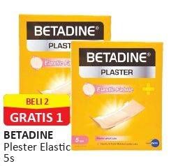 Promo Harga BETADINE Plaster Elastic 5 pcs - Alfamart