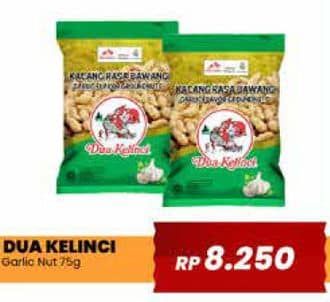 Promo Harga Dua Kelinci Kacang Rasa Bawang 80 gr - Yogya