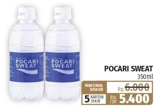 Promo Harga POCARI SWEAT Minuman Isotonik 350 ml - Lotte Grosir