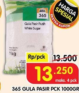 Promo Harga 365 Gula Pasir 1000 gr - Superindo