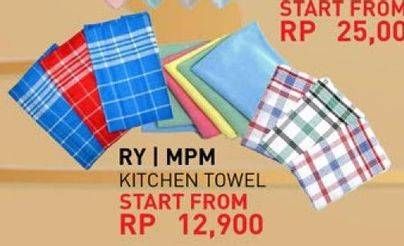 Promo Harga RY/MPM Kitchen Towel  - Carrefour