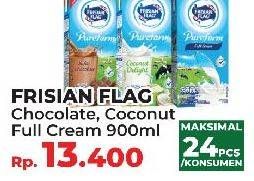 Promo Harga FRISIAN FLAG Susu UHT Purefarm Swiss Chocolate, Coconut Delight, Full Cream 900 ml - Yogya