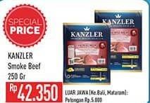 Promo Harga Kanzler Smoked Beef Roll 250 gr - Hypermart