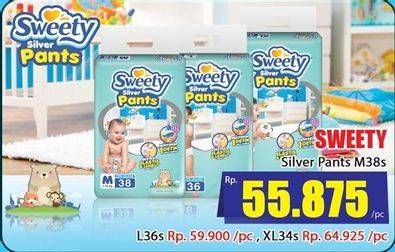 Promo Harga Sweety Silver Pants M38  - Hari Hari