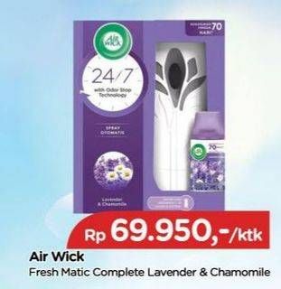 Promo Harga AIR WICK Freshmatic Aerosol Lavender Chamomile  - TIP TOP