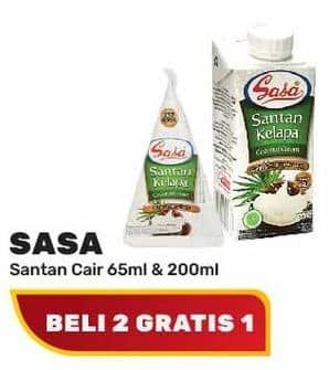 Promo Harga Sasa Santan Cair 65 ml - Yogya