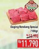 Promo Harga Daging Rendang Sapi Spesial per 100 gr - Hypermart