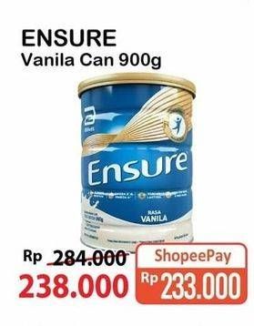 Promo Harga Ensure Nutrition Powder FOS Vanila 900 gr - Alfamart