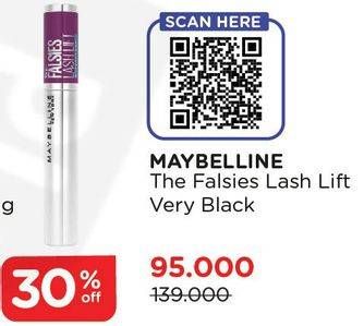 Promo Harga MAYBELLINE The Falsies Lash Lift Waterproof Mascara  - Watsons