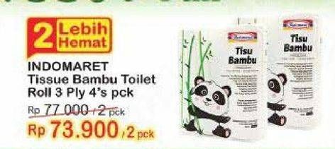 Promo Harga INDOMARET Bamboo Toilet Tissue 4 roll - Indomaret