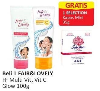 Promo Harga GLOW & LOVELY (FAIR & LOVELY) Brightening Facial Foam Multivitamin 100 gr - Alfamart